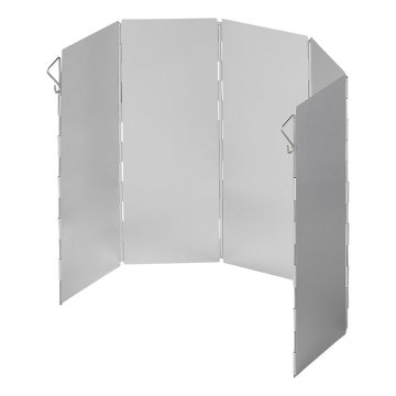 Northix Kuhalno vetrobransko steklo 5-delno aluminijasto zložljivo 49 x 26 cm