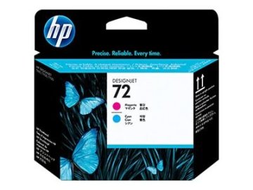 HP 72 izvirna tiskalna glava, magenta in cijan, standardna zmogljivost, 1 kos