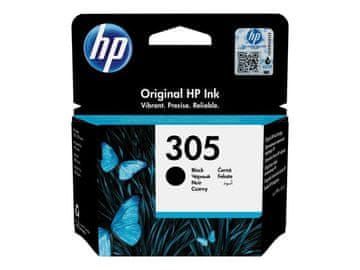 HP 305 originalna črna črnilna kartuša