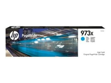 Izvirna HP 973X cijan kartuša velike zmogljivosti za PageWide