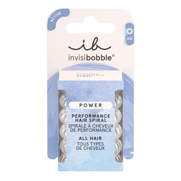 Invisibobble Power Crystal Clear Hair Eraser 6 kosov
