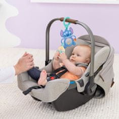 Bright Starts Senzorična igrača z obročem C Stitch Tummy Tumble 0m+