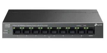 slomart TP-LINK LS109P mrežni preklopnik, 9xGE, PoE+