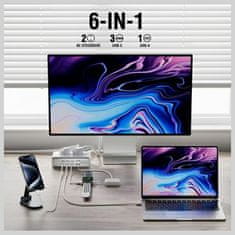 4smarts 4SMARTS 6-V-1 PODALJŠEVALNI KABEL ZA APPLE IPHONE 11 12 13 14 HITRO POLNJENJE 65 W