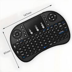 Retoo Brezžična mini tipkovnica i8 smart TV Bluetooth