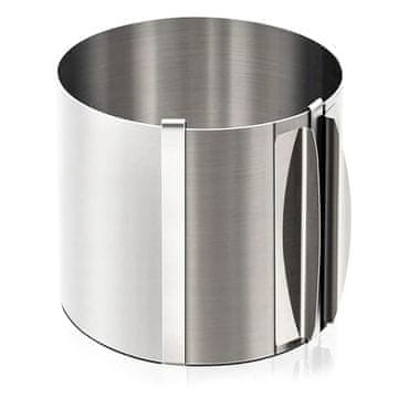 Retoo Stojalo za torto, visoko 20 cm, nastavljivo 16 - 30 cm, obroč za torte + zaponka