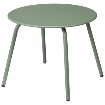 shumee Kovinska stranska mizica zelena 50xv40 cm