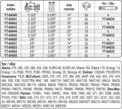 YATO Veriga žage 14"" 3/8"" 0.05"" 50 pol dleto YT-84950