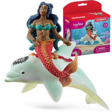 Schleich SLH70719 Schleich Bayala - Isabelle na delfinu, otroške figurice 5+