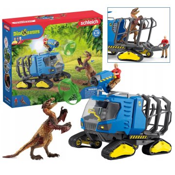 Schleich SLH42604 Schleich Dinosaurus - Terensko vozilo za iskanje dinozavrov, figurice za otroke od 4 let