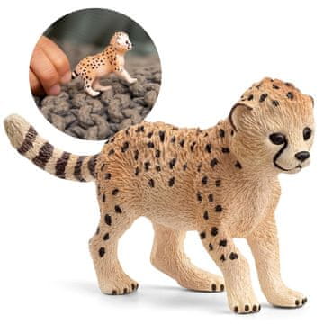 Schleich SLH14866 Schleich Wild Life - Mladi gepard, figura za otroke od 3. leta naprej