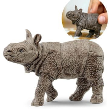 Schleich SLH14860 Schleich Wild Life - Mladi indijski nosorog, figurica za otroke 3+