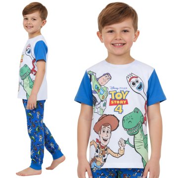 Disney DISNEY Toy Story Dvodelne pižame za dečke, pižame z dolgimi hlačami za dečke, 100% BOMBAŽ