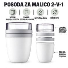 HOME & MARKER® Termo Posoda za Hrano Malico 700 ml (bela) | BREAKPOT