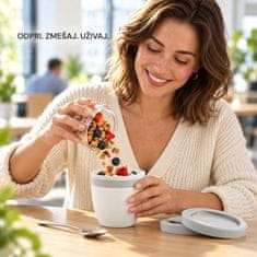 HOME & MARKER® Termo Posoda za Hrano Malico 700 ml (bela) | BREAKPOT