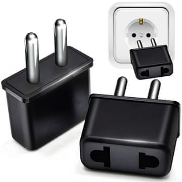 Retoo Omrežni adapter, prenosnik vtičnikov EU, pl, usa, cn