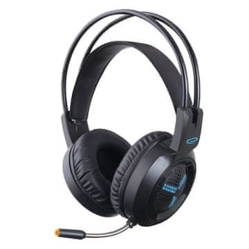 Northix Stereo igralne slušalke Esperanza z mikrofonom Asgard