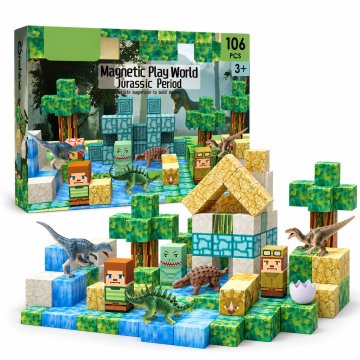 JOJOY® Magnetni gradbeni komplet, set 106 magnetnih kock, magnetni gradniki | MAGSET