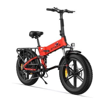 Engwe ENGINE X zložljivo električno kolo motor 250 w baterija 48 v 13 ah navor 55 nm najvišja hitrost 25 km/h pnevmatike 20x4.0 doseg do 120 km mehanske zavore