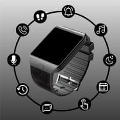 Retoo Smartwatch ura poljsko meni SIM-kartica sd zaslon ips LCD povezave