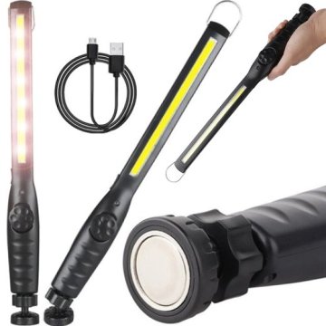 Retoo Delavniška svetilka, delovna svetilka na akumulator, LED COB 8 W, vrtljivo ohišje