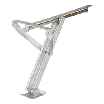 Northix Stabilen kotni kompakt z nagibno nogo 500 kg 438x265 mm V: 410 mm