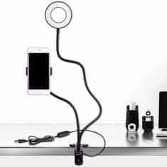 Retoo LED-lučka za selfije, obročasta lučka za mobilni telefon