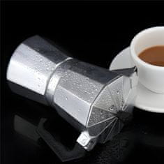 Retoo Aluminijska kavna kanica za pripravo espresa 600 ml, za plinsko ploščo