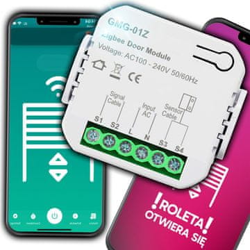 Retoo Krmilnik za rele signala za rolete wifi Tuya rolete pametni modul