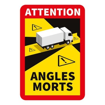 Northix Nalepka "Pozor Angles Morts!" tovornjak