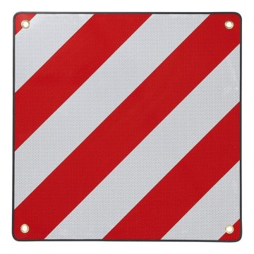 Northix Zadnja opozorilna tabla aluminij 50x50cm za Italijo