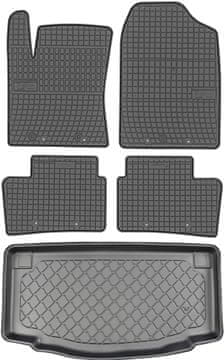 Hyundai i10 II Hatchback od 11/2013-12/2019 KOMPLET - gumijaste avtotesnine + zaščitna preproga za prtljažnik