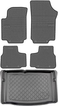 Seat Mii Hatchback od 12.2011-2019 KOMPLET - gumijaste avtotesnine + zaščitna preproga za prtljažnik