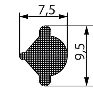Tesnilo 5 m 654910023/5 GRANIT