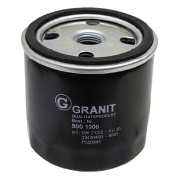 Filter goriva 62 mm 80 mm 71 mm 8001006 GRANIT 1502254