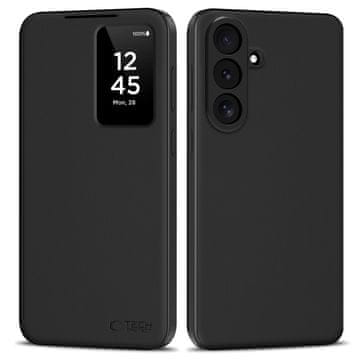 Tech-protect Smart Wallet knjižni etui za Samsung Galaxy S26 FE, črn