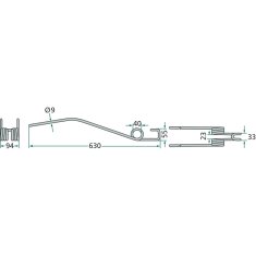 DEUTZ-FAHR zgrabljalnik 16504333 06582610 16502737 16501530