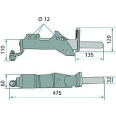 Vodilna roka Stoll-JF Drive 1800S, 782 0654302