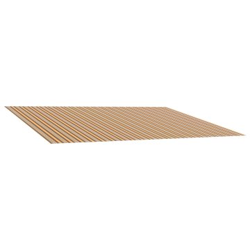 Vidaxl Nadomestno platno za tendo Oranžna in Črna 450 × 350 cm