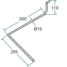 HARROW FINGER II DESNI AMAZONE 10.ST-A4 342040