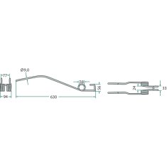 DEUTZ-FAHR zgrabljalnik 16504331 06583910 16501112 16502739