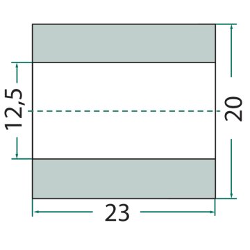 Tulec 18063-PER-61 12,5 x 20 x 23 mm 13701