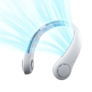 JISULIFE Prenosni ventilator za vrat 4000mAh - siv