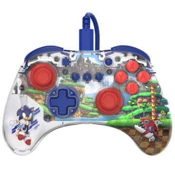 PDP NINTENDO SWITCH ŽIČNI KONTROLER REALMZ SONIC GREEN HILL ZONE