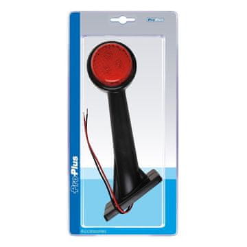 Northix Gabaritna svetilka 12 24V rdeča bela jantarna 166x193mm LED levo v pretisnem omotu