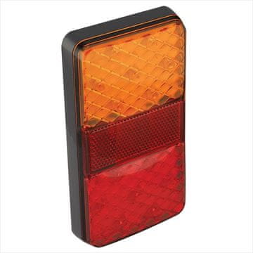 Northix Zadnja svetilka 12 24V 4 funkcije 80x150mm LED