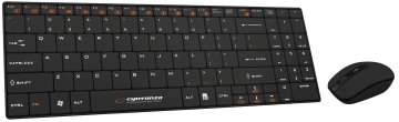 Esperanza Esperanza LIBERTY 2.4GHz Brezžični Komplet USB Črna