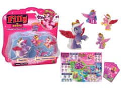 Alltoys Figurice družine Filly Stars 1+3ks 4 vrste na kartici 18x17cm