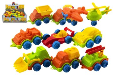 Teddies Prevozno vozilo mini plastika 10-12cm prosto gibanje mešanica vrst