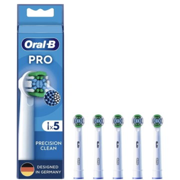 shumee ORAL PRO Precision Clean nastavki za učinkovito čiščenje – 5 kos 860939 bele